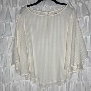 BillaBong beige caped tunic size M like new!